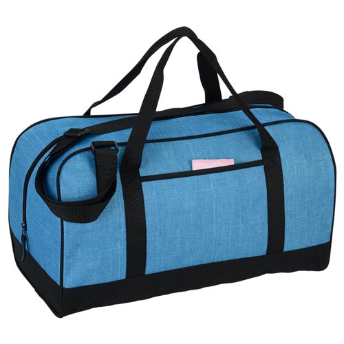 Additional Image 2 - a blue and black duffel bag