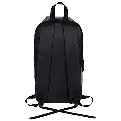 Additional Image 1 - a black backpack with straps