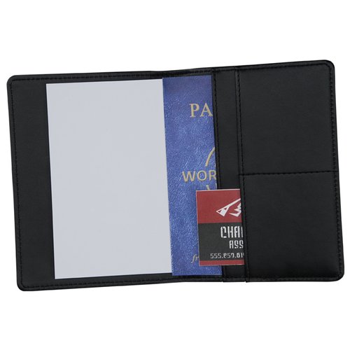 Additional Image 2 - a black rectangular object with a white and blue label