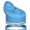 View Image 3 of 3 of Clear Impact Banded Line Up Bottle with Flip Carry Lid - 20 oz.
