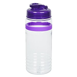 Additional Image 1 - a white and purple water bottle
