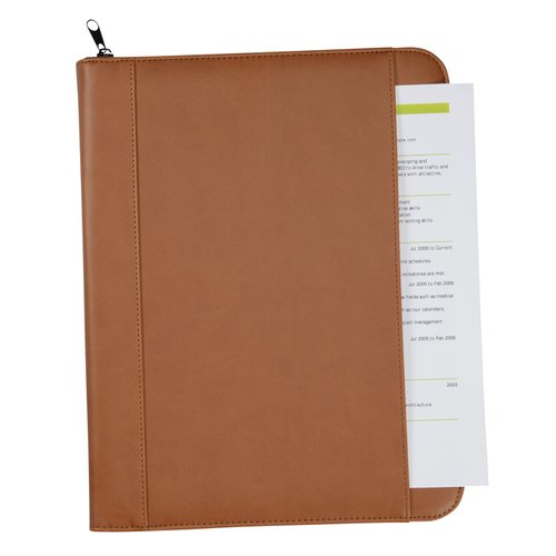 Additional Image 1 - a brown folder with a white paper inside