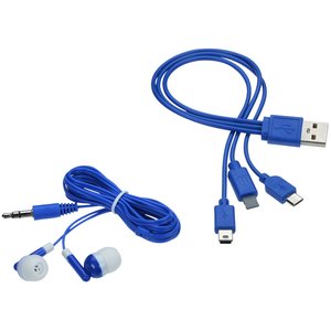 Additional Image 3 - a blue cord with a bow tie