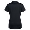 View Image 2 of 3 of Micro Mesh UV Performance Tipped Polo - Ladies'