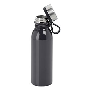 Additional Image 1 - a black water bottle with a cord