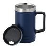 Additional Image 1 - a blue and silver coffee mug
