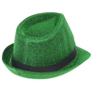 Additional Image 1 - a green hat with a black band