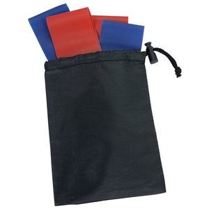 Additional Image 3 - a black bag with red and blue cards