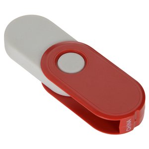 Additional Image 1 - a close up of a red and white flash drive