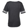 View Image 2 of 3 of Heathered League Tee - Ladies' - Embroidered