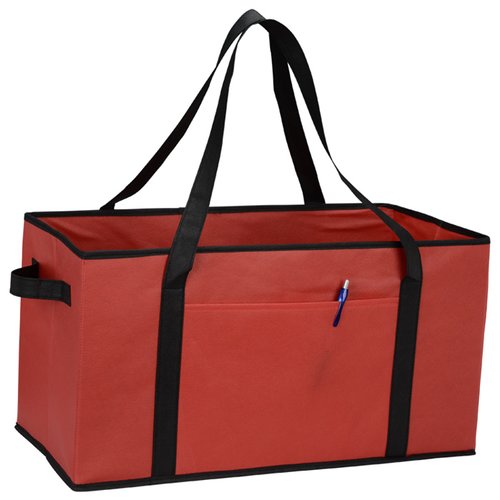 Additional Image 3 - a red bag with black straps