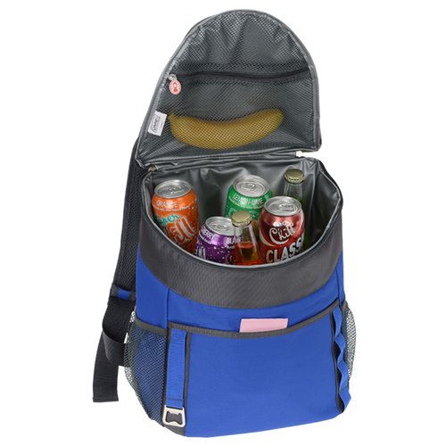 Additional Image 2 - a blue backpack with a black strap