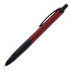 a red pen with black cap