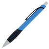 a blue and black pen