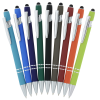 View Image 2 of 4 of Incline Soft Touch Stylus Metal Pen - Laser Engraved