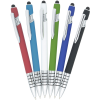 View Image 4 of 4 of Incline Ringer Soft Touch Stylus Metal Pen - 24 hr