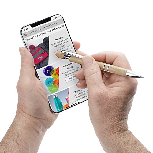 Additional Image 2 - a person holding a pen and a phone