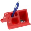 Additional Image 1 - a red pencil holder with a pen in it