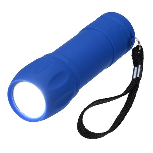 Additional Image 1 - a blue flashlight with a strap