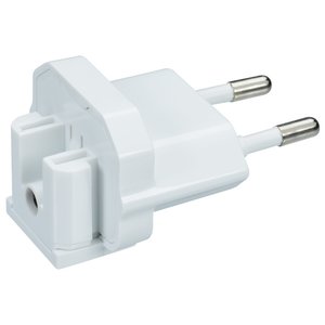 Additional Image 3 - a white plug with two metal pins