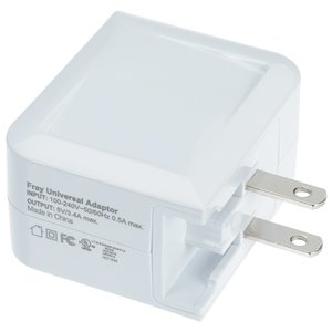 Additional Image 4 - a white square object with two plugs