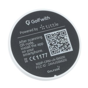 Additional Image 2 - a black round label with white text