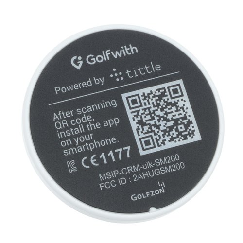 Additional Image 2 - a black round label with white text