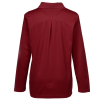 View Image 2 of 3 of CrownLux Performance Plaited LS Polo - Ladies'