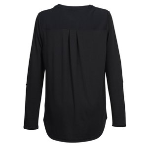 Additional Image 1 - a black shirt on a white background