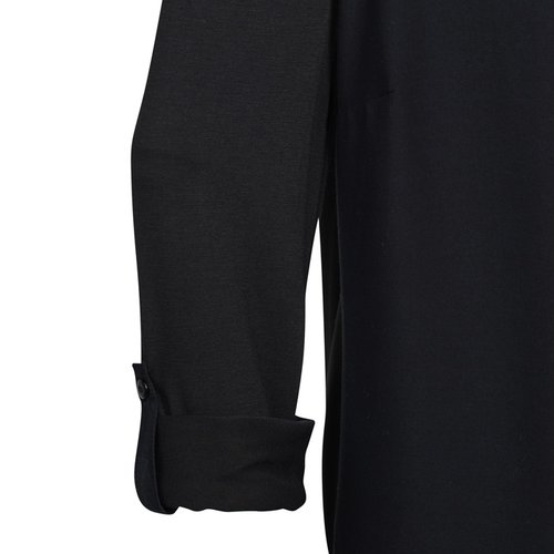 Additional Image 2 - a close up of a black coat
