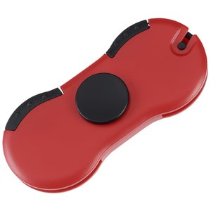 Additional Image 6 - a red and black fidget spinner