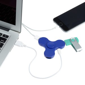 Additional Image 3 - a blue spinner connected to a laptop