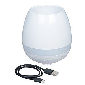 Additional Image 4 - a white round object with a black cord