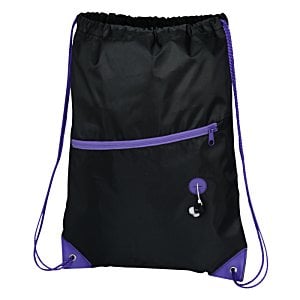 Additional Image 1 - a black and purple bag