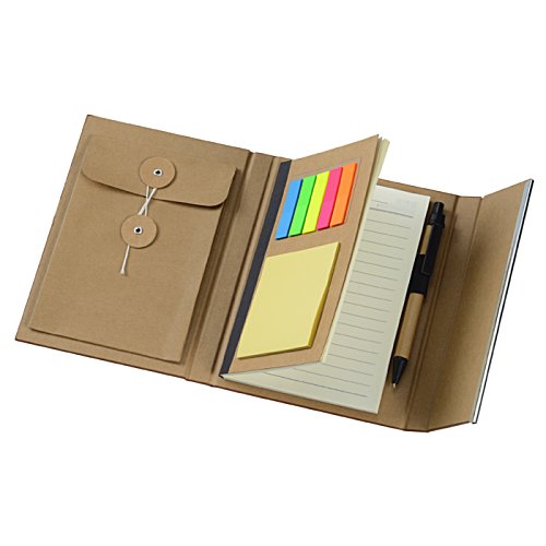 Additional Image 1 - a brown folder with a rectangular object in it