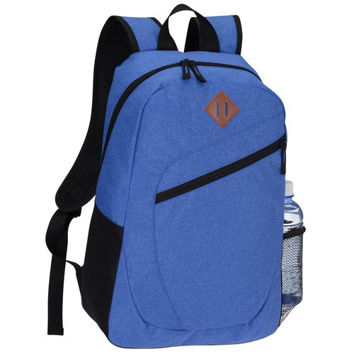 Additional Image 1 - a blue backpack with black straps