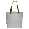 Additional Image 1 - a white bag with brown handles