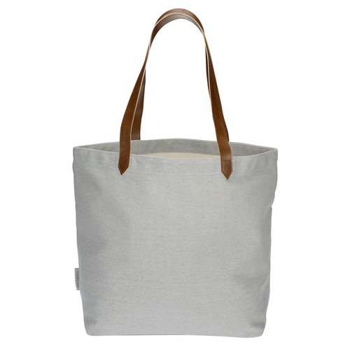 Additional Image 1 - a white bag with brown handles