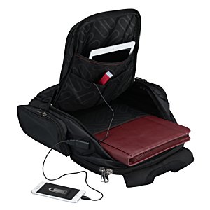 Additional Image 2 - a black car seat with a red pad