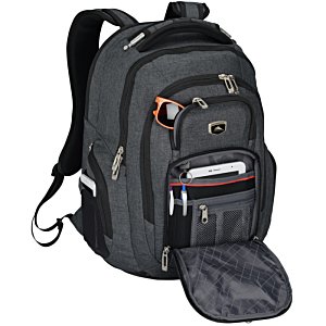 Additional Image 1 - a black backpack with a pocket
