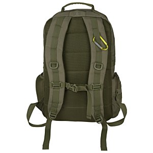 Additional Image 1 - a green backpack with straps