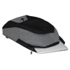 a black and grey hat