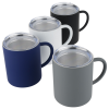 View Image 3 of 3 of Halcyon Stainless Coffee Mug with Lid - 14 oz.