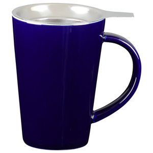Additional Image 3 - a blue mug with a spoon in it
