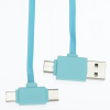 View Image 4 of 5 of Color Pop Duo Charging Cable with Phone Stand Case