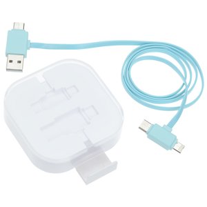 Additional Image 2 - a blue cord with a white square object