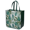 a bag with a floral design