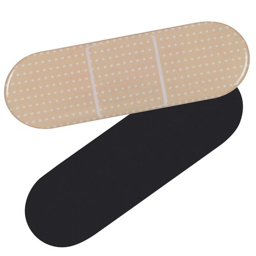 Additional Image 1 - a black and white band aid