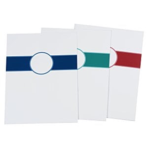 Additional Image 1 - a group of white cards with a blue circle