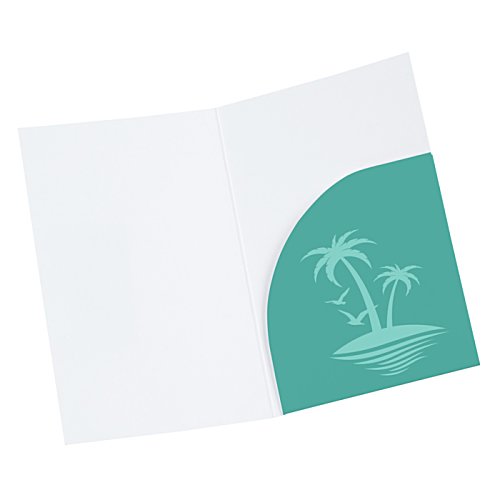 Additional Image 2 - a white and green square with a picture on it